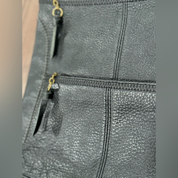 The Sak Black Pebble Leather Crossbody Bag VGUC (Minor Corner Wear) - Picture 8 of 11